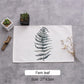 Linen Cottagecore Placemat For Dining Table