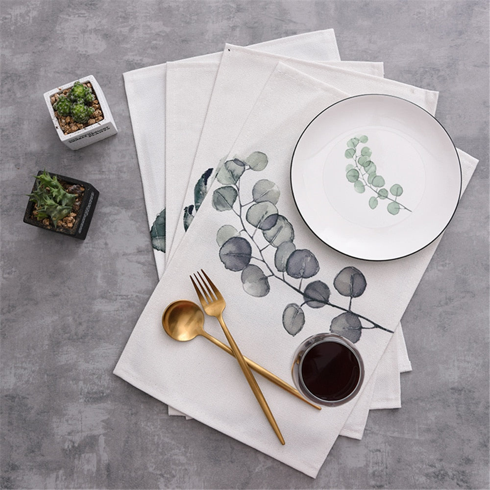 Linen Cottagecore Placemat For Dining Table