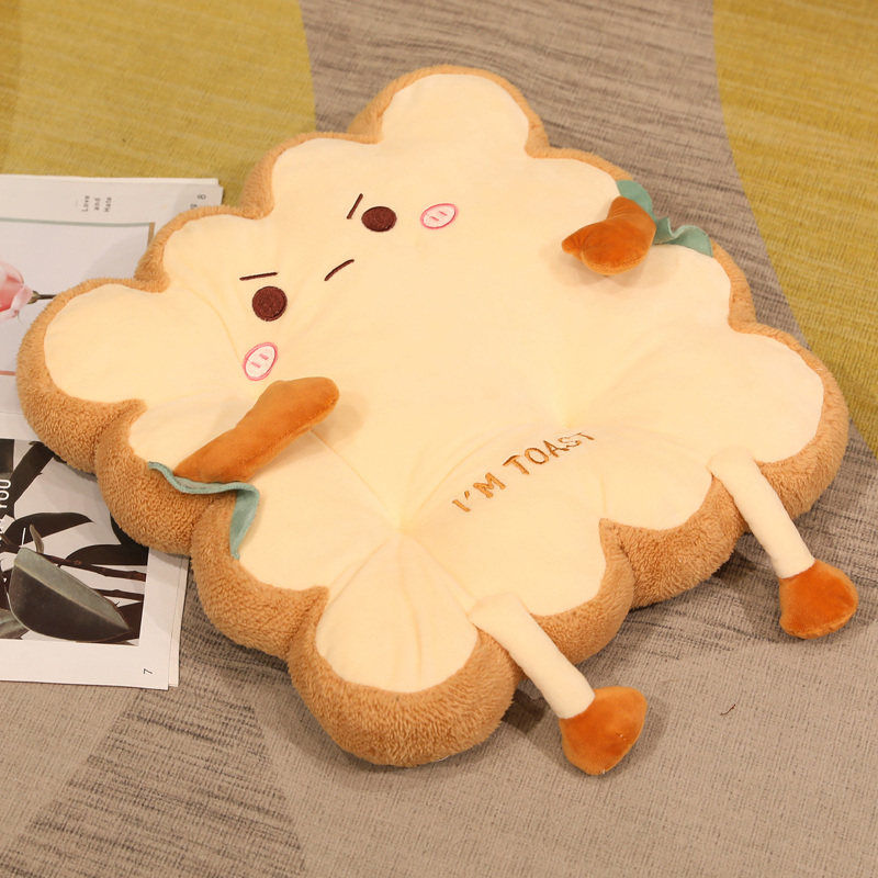 Super cute toast kawaii cushion - Round & Square