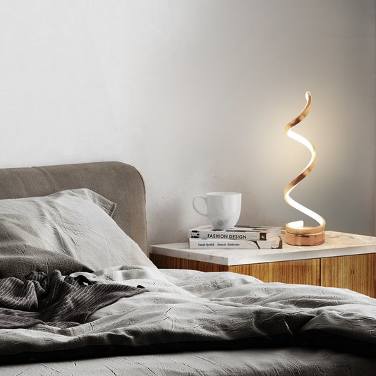 Luxury Swirl LED Table Lamp