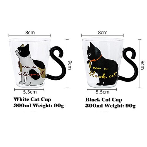 Novelty Cat Tail Handle Mug