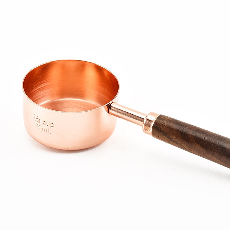 Rose Gold Measuring Cups and Measuring Spoons