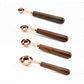 rose gold measuring spoons