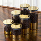 Luxe Golden Cover Spice Jars