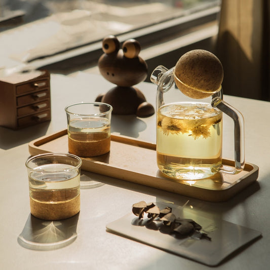 Unique Ball Cork Teapot