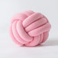 Pink Nautical Minimalist Knot Pillow
