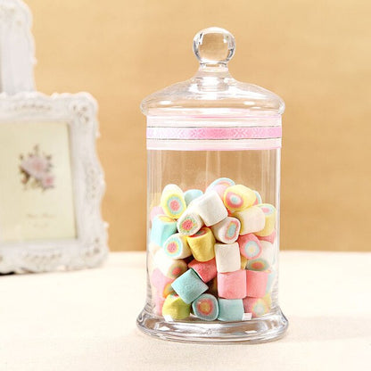 Small Elegant Glass Candy Jar