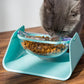 Creative Tilting Pet Food Bowl