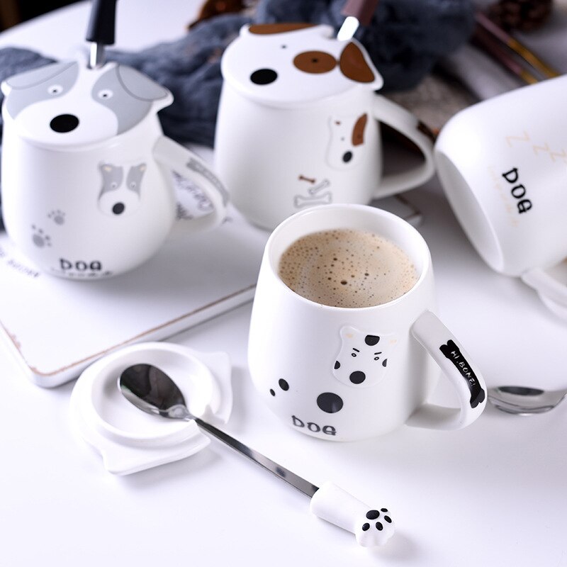 Cute Sleeping Dog Mug Set – Minimalome