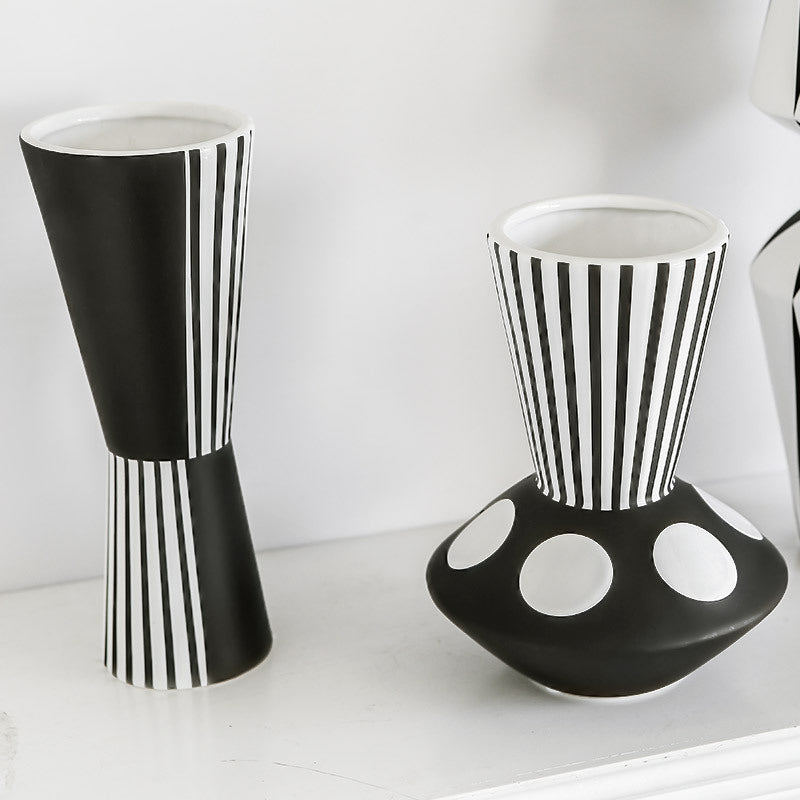 Black and White Vase