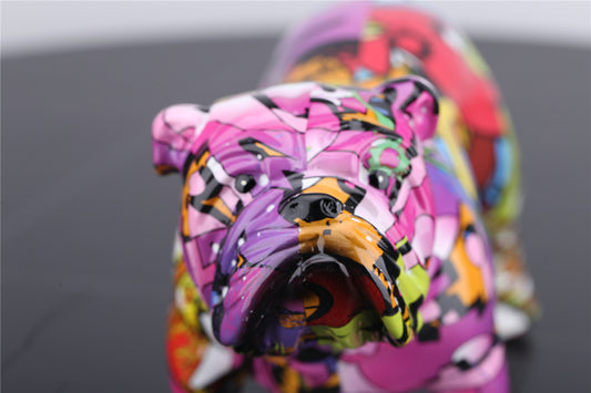 Artistic Bulldog Décor Figurine