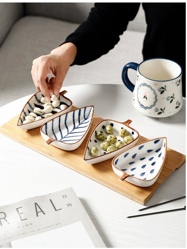 Leaf Shaped Multipurpose Appetizers Tray