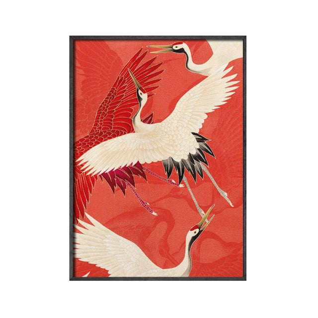 Japanese Swan Poster
